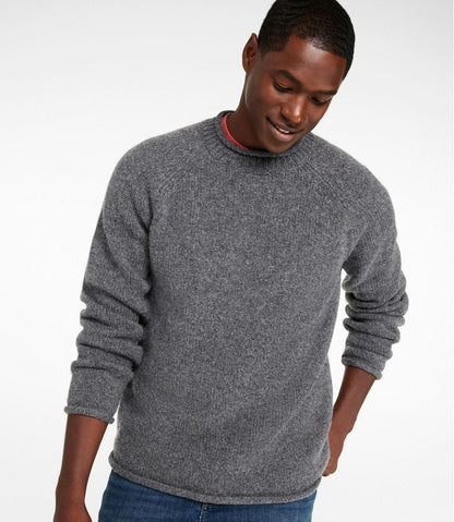 Men's Bean's Classic Ragg Wool Sweater, Rollneck L.L.Bean Popular