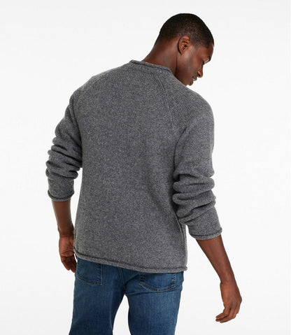 Men's Bean's Classic Ragg Wool Sweater, Rollneck L.L.Bean Popular