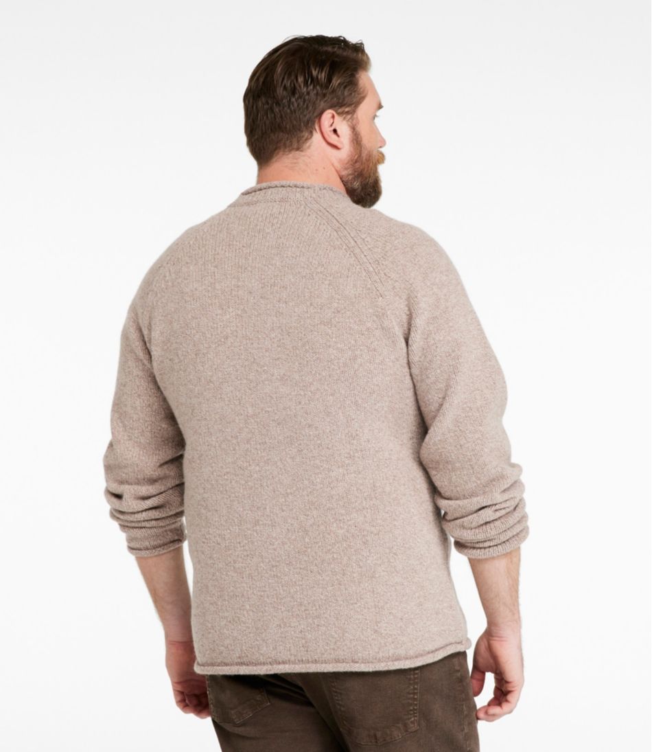 Men's Bean's Classic Ragg Wool Sweater, Rollneck L.L.Bean Popular