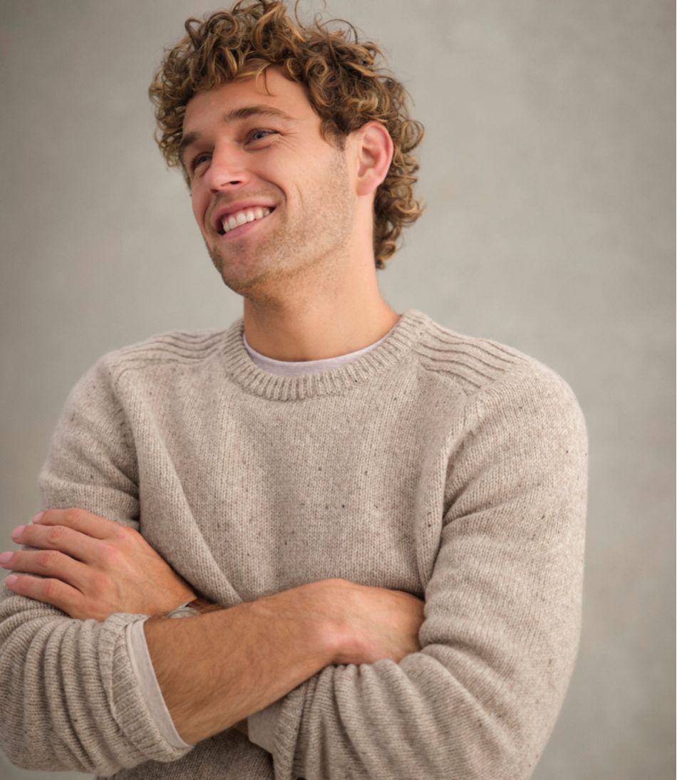 Men's All Seasons Wool Crewneck Sweater L.L.Bean Recommended