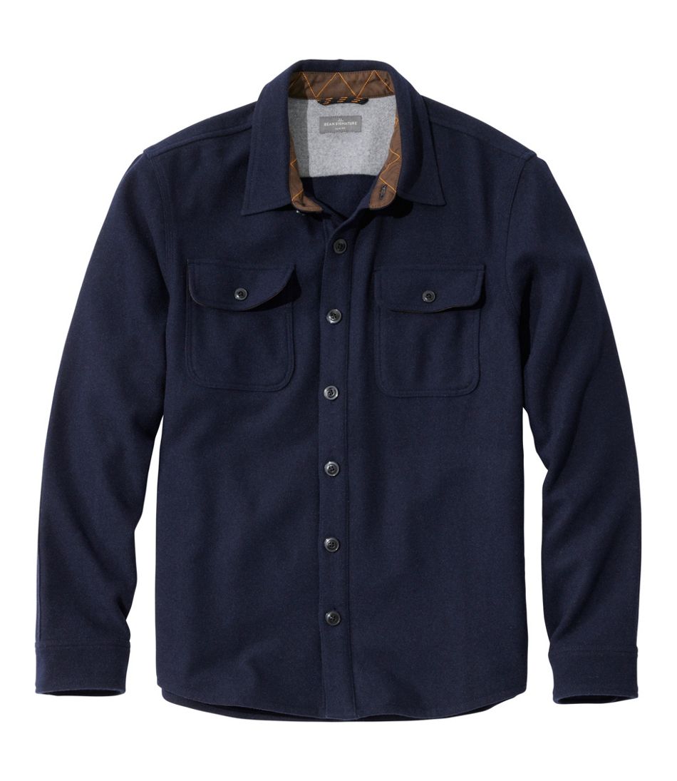 Men's Signature Wool Workshirt L.L.Bean Classic