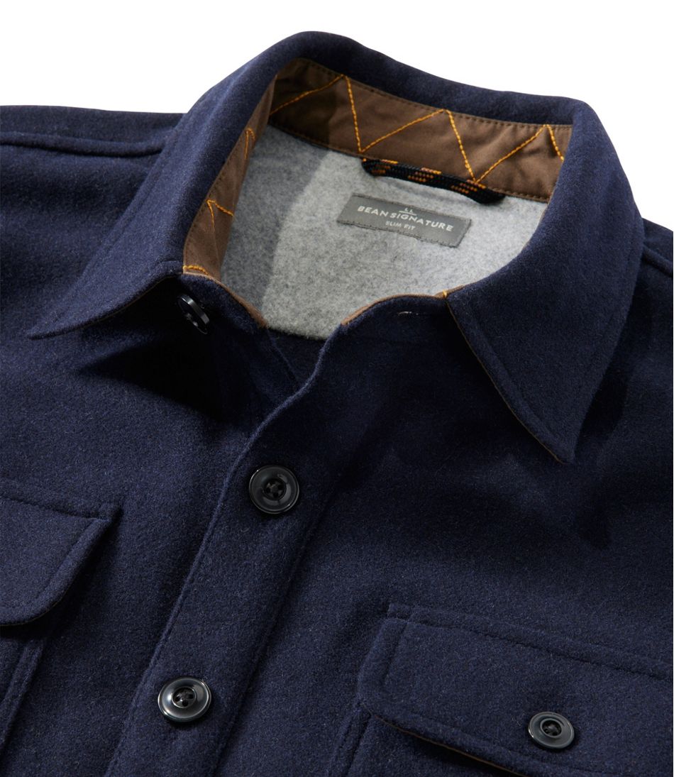 Men's Signature Wool Workshirt L.L.Bean Classic