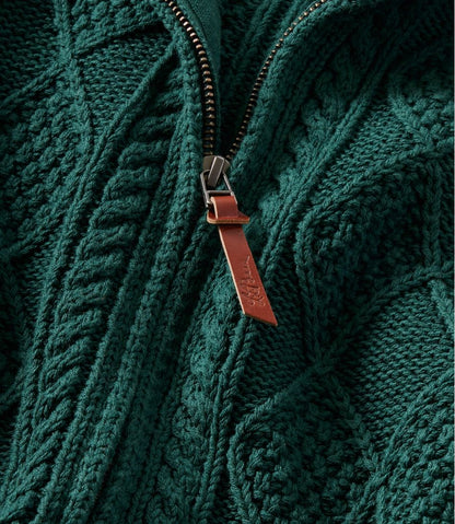 Men's Signature Cotton Fisherman Sweater, Full-Zip L.L.Bean Essential