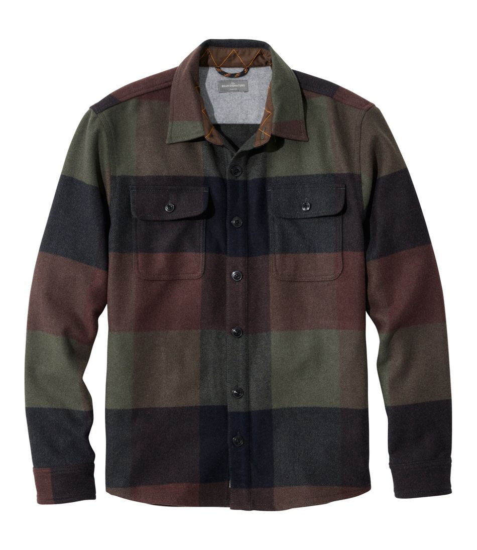Men's Signature Wool Workshirt, Plaid L.L.Bean Everyday