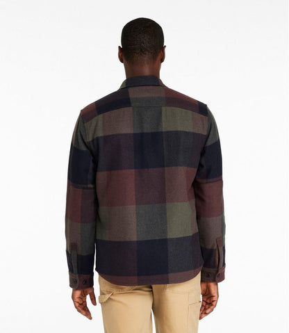 Men's Signature Wool Workshirt, Plaid L.L.Bean Everyday