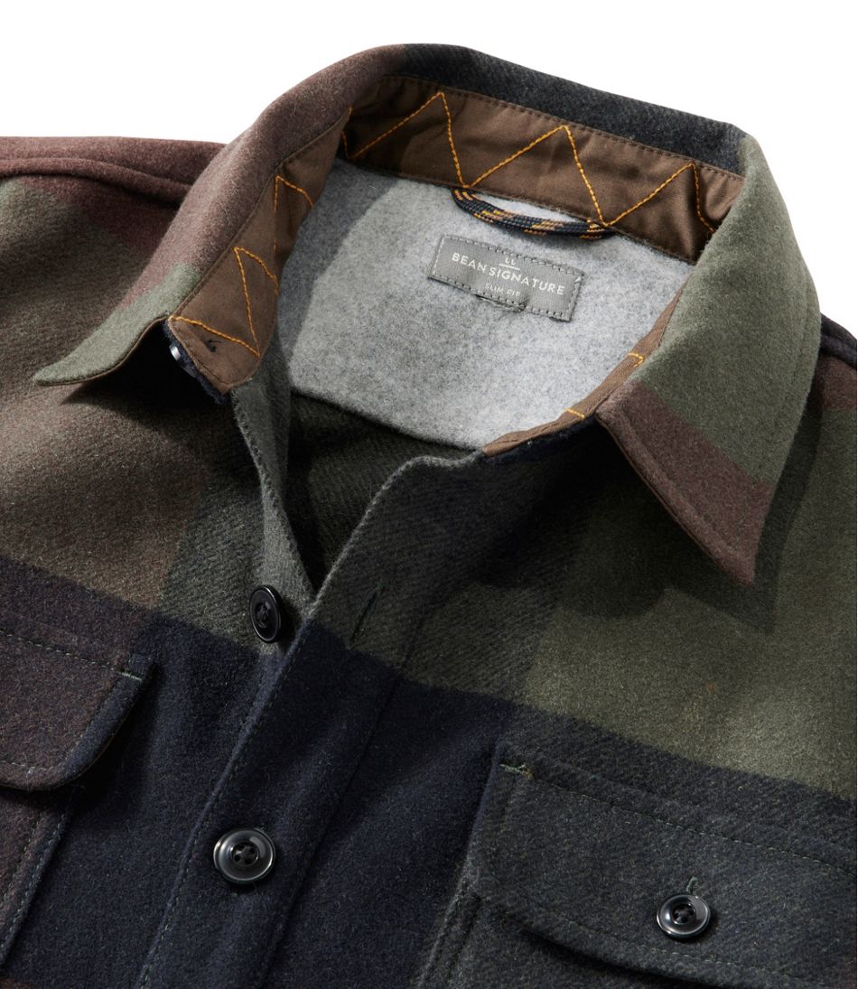 Men's Signature Wool Workshirt, Plaid L.L.Bean Everyday