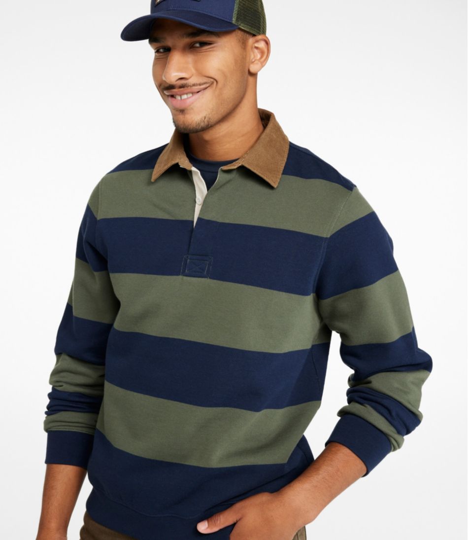 Men's Mariner Ultrasoft Sweatshirt, Stripe L.L.Bean Featured