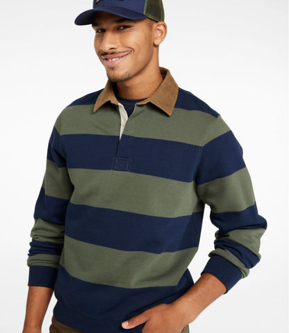 Men's Mariner Ultrasoft Sweatshirt, Stripe L.L.Bean Featured