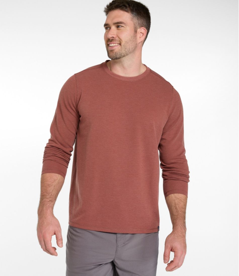Men's Mountainside Micro Waffle Crew L.L.Bean Trending