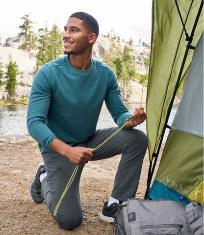 Men's Mountainside Micro Waffle Crew L.L.Bean Trending