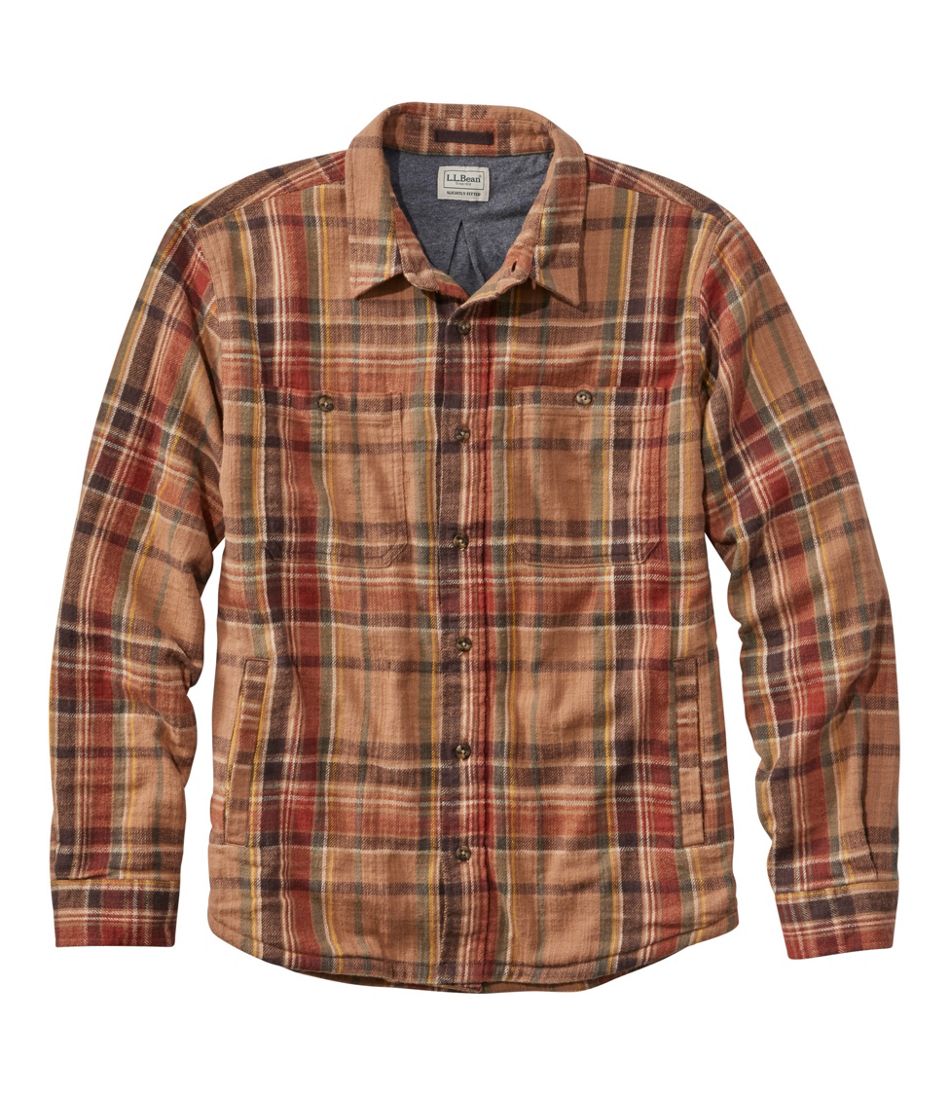 Men's 1912 Field Flannel Shirt, Lined, Slightly Fitted Untucked Fit, Plaid L.L.Bean Best Seller