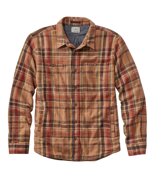 Men's 1912 Field Flannel Shirt, Lined, Slightly Fitted Untucked Fit, Plaid L.L.Bean Best Seller