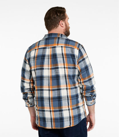 Men's 1912 Field Flannel Shirt, Lined, Slightly Fitted Untucked Fit, Plaid L.L.Bean Best Seller