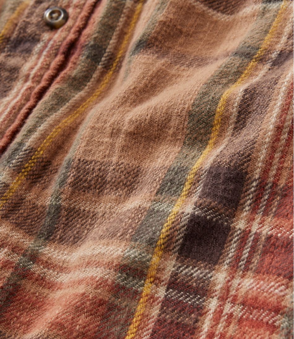 Men's 1912 Field Flannel Shirt, Lined, Slightly Fitted Untucked Fit, Plaid L.L.Bean Best Seller