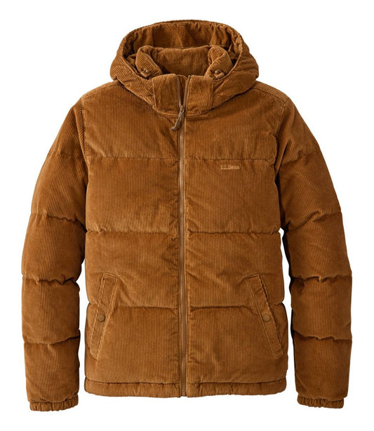 Men's Mountain Classic Down Jacket, Corduroy L.L.Bean Top Pick