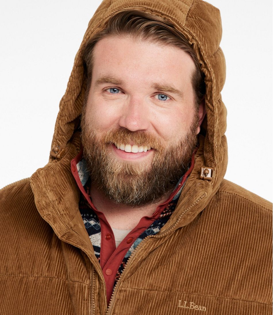 Men's Mountain Classic Down Jacket, Corduroy L.L.Bean Top Pick