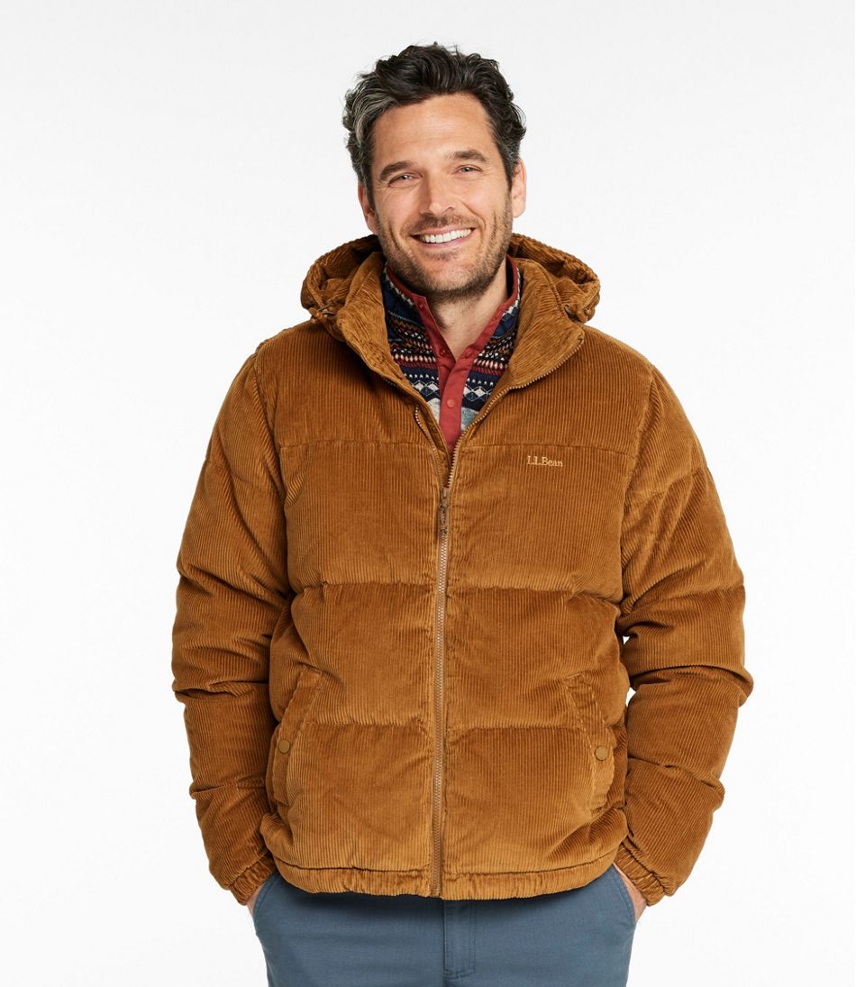 Men's Mountain Classic Down Jacket, Corduroy L.L.Bean Top Pick