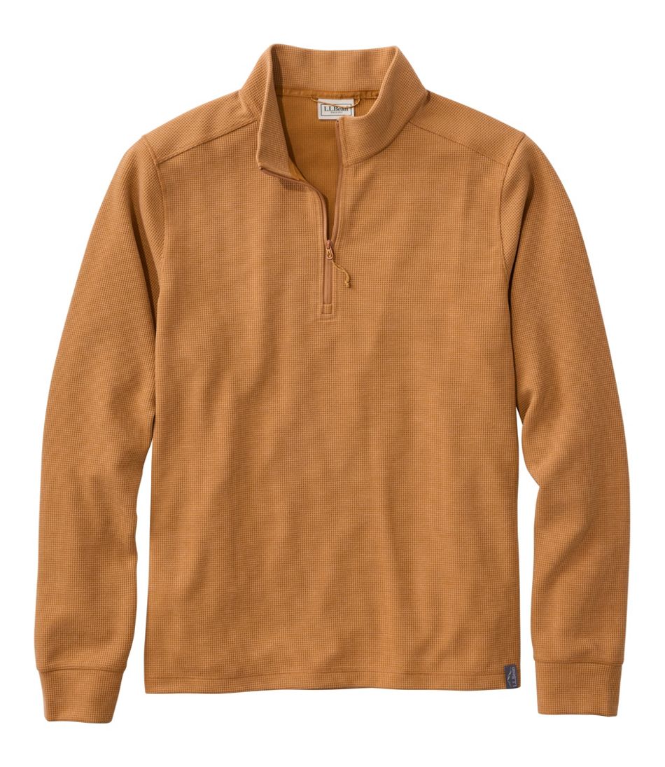 Men's Mountainside Micro Waffle, 1/4 Zip L.L.Bean Classic
