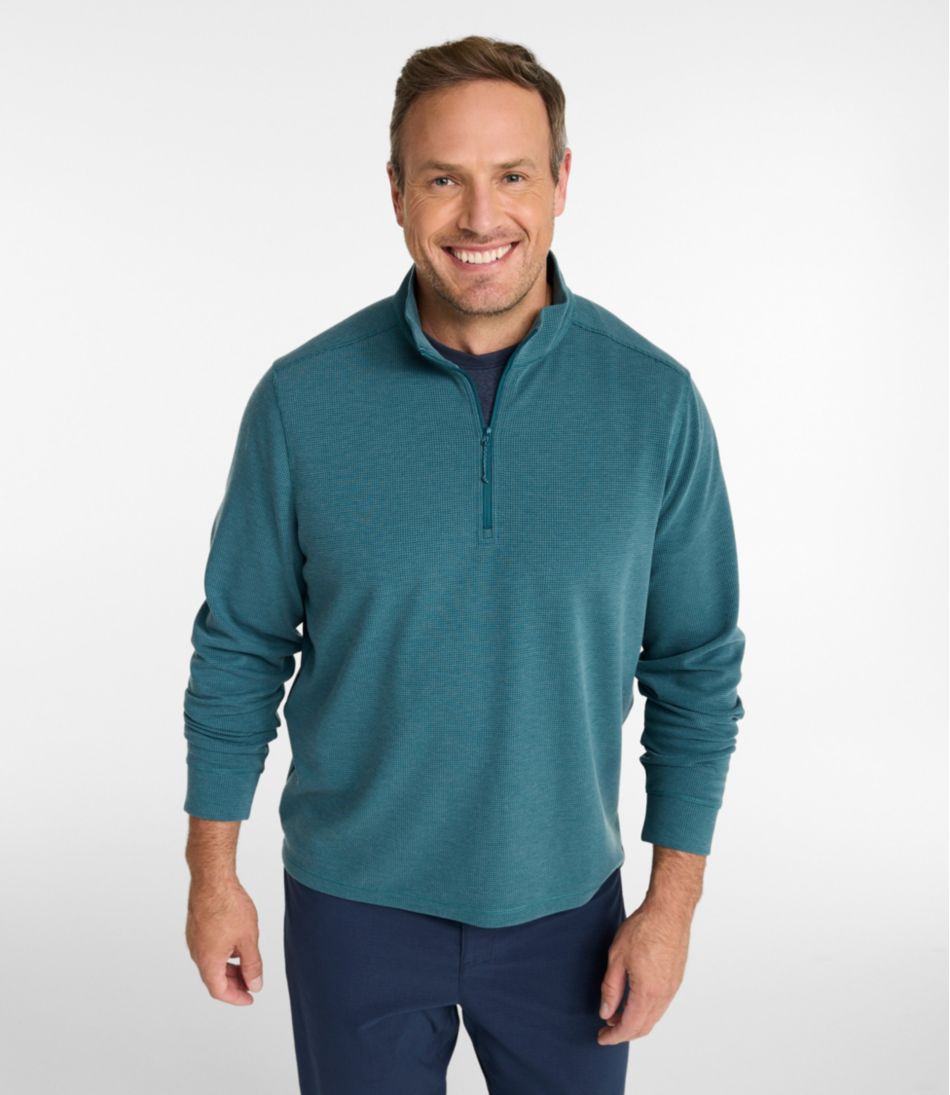Men's Mountainside Micro Waffle, 1/4 Zip L.L.Bean Classic