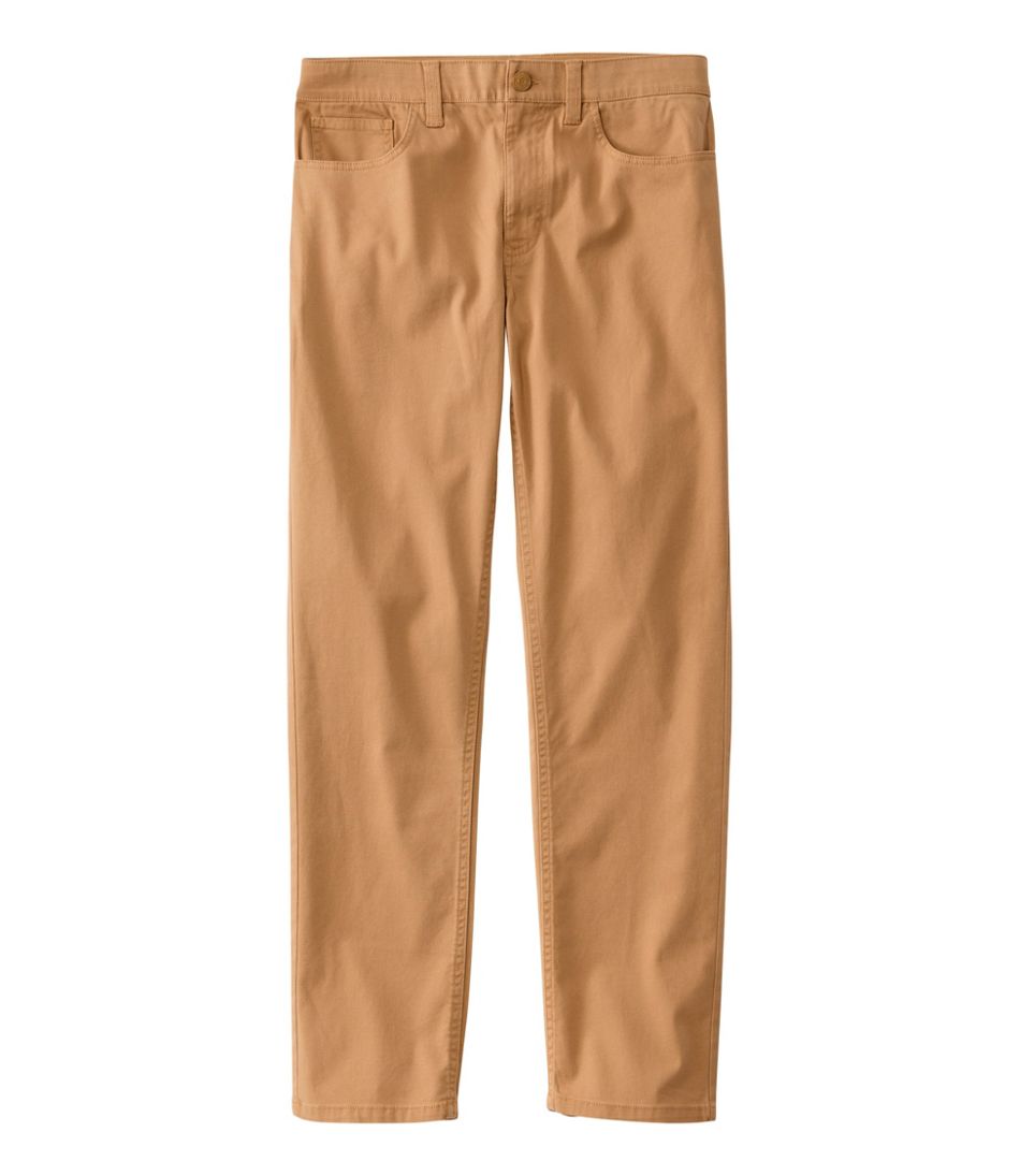 Men's BeanFlex® Performance Canvas Pants, Five-Pocket, Standard Fit, Straight Leg L.L.Bean Essential