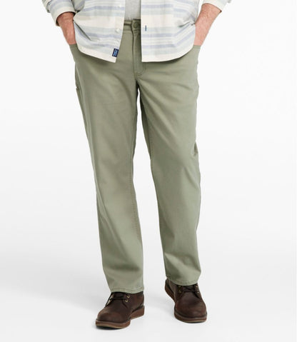 Men's BeanFlex® Performance Canvas Pants, Five-Pocket, Standard Fit, Straight Leg L.L.Bean Essential