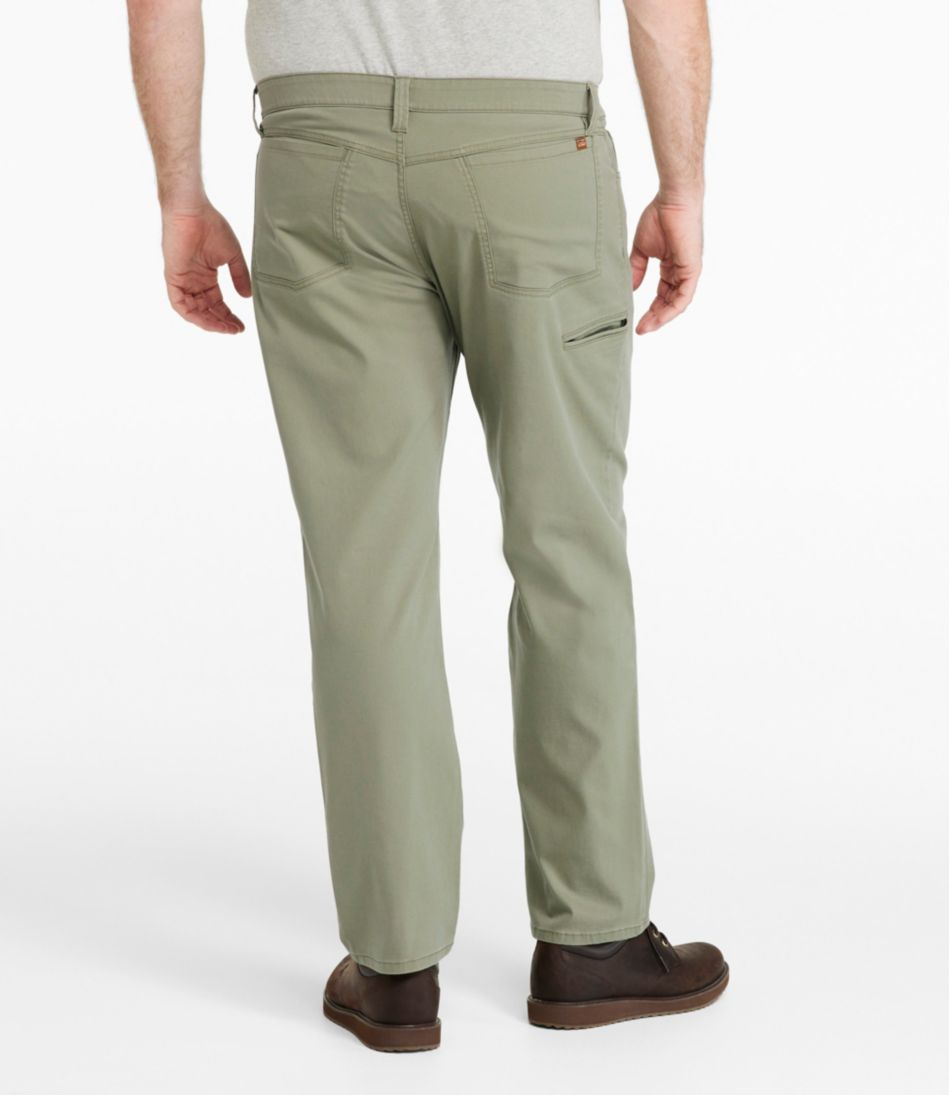 Men's BeanFlex® Performance Canvas Pants, Five-Pocket, Standard Fit, Straight Leg L.L.Bean Essential
