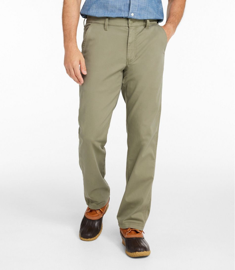 Men's BeanFlex® Performance Canvas Pants, Chinos, Standard Fit, Straight Leg L.L.Bean Everyday