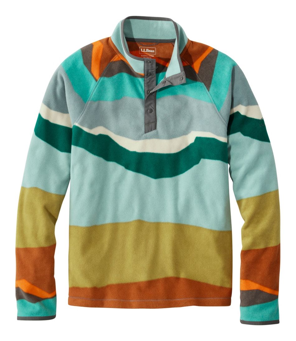Men's All Season Access Fleece Pullover, Print L.L.Bean Value