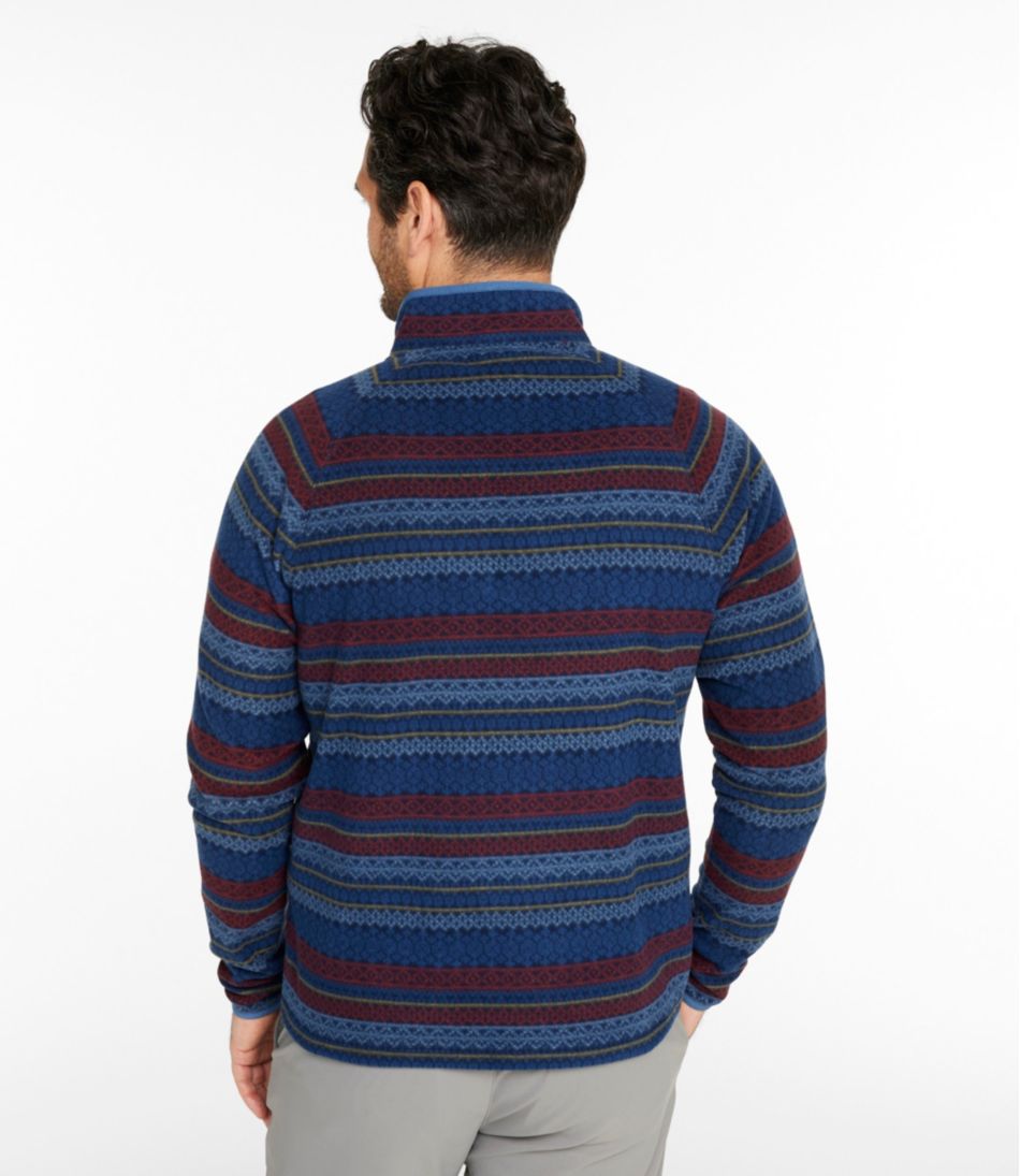 Men's All Season Access Fleece Pullover, Print L.L.Bean Value