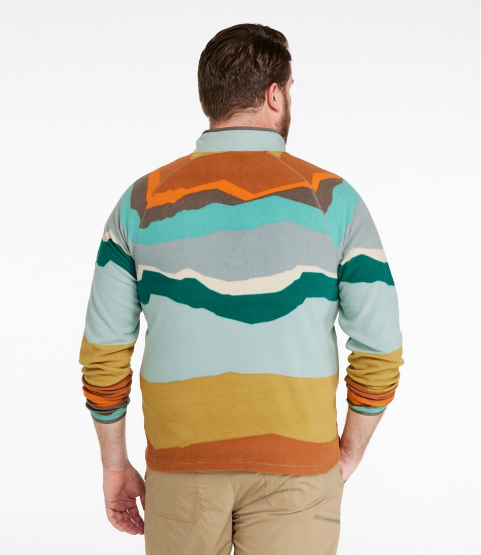 Men's All Season Access Fleece Pullover, Print L.L.Bean Value