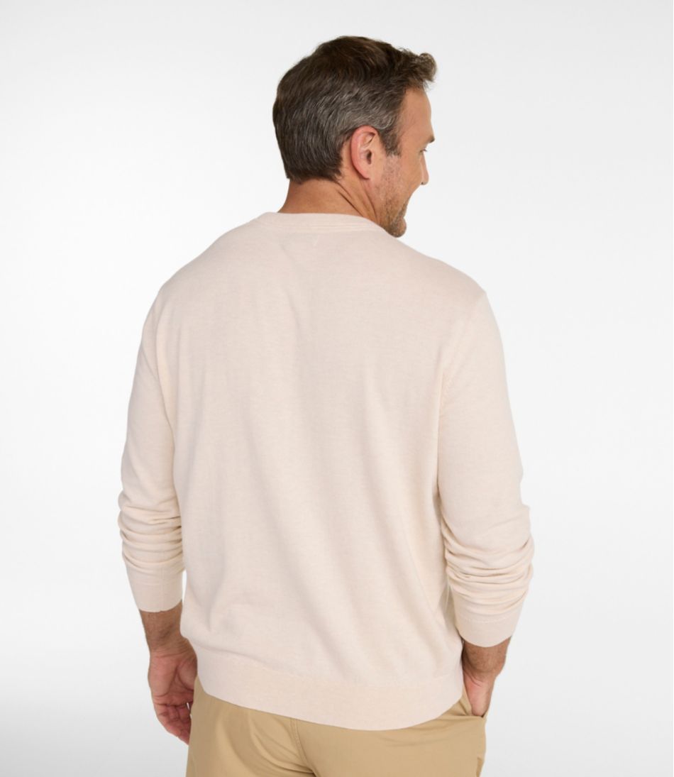 Men's All Seasons Cotton Blend Sweater, Crewneck L.L.Bean Best Seller