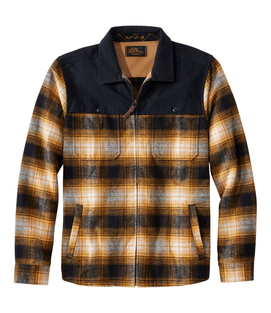 Men's Signature 1965 Chamois Cloth Stag Jacket, Plaid L.L.Bean Classic