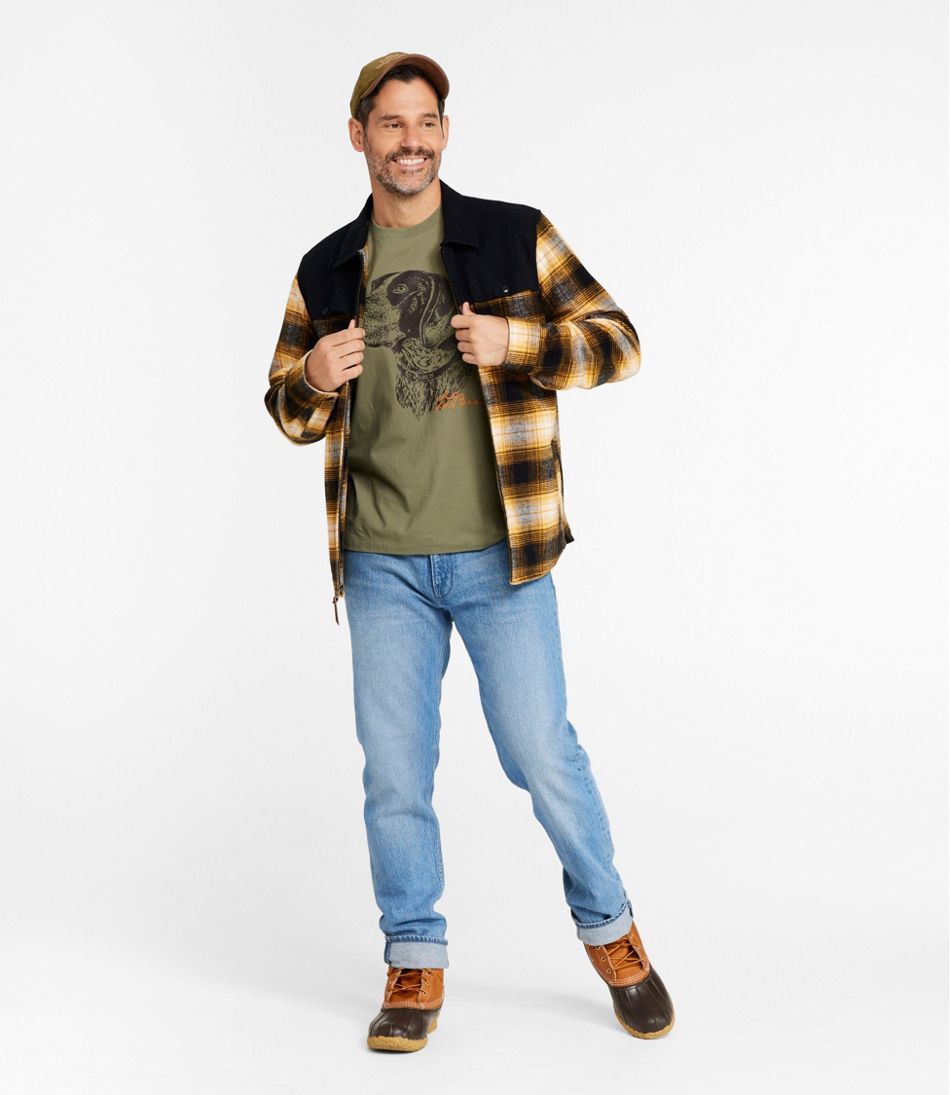 Men's Signature 1965 Chamois Cloth Stag Jacket, Plaid L.L.Bean Classic