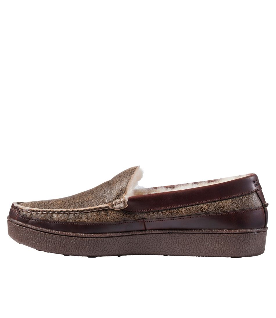 Men's Lodge Moc Vibram® Slippers, Shearling L.L.Bean Popular