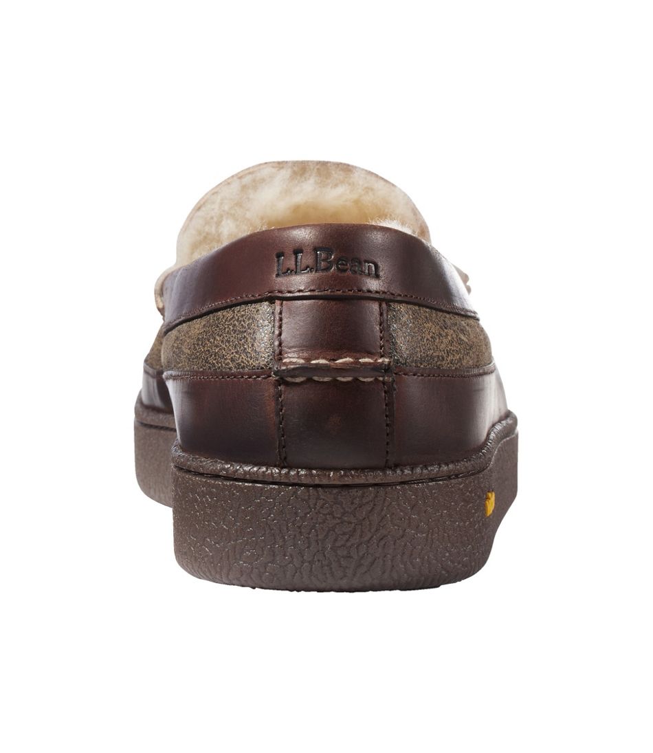 Men's Lodge Moc Vibram® Slippers, Shearling L.L.Bean Popular