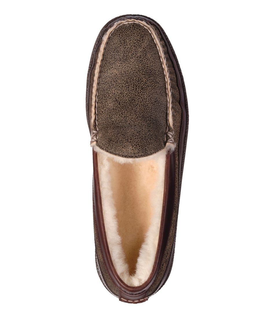 Men's Lodge Moc Vibram® Slippers, Shearling L.L.Bean Popular