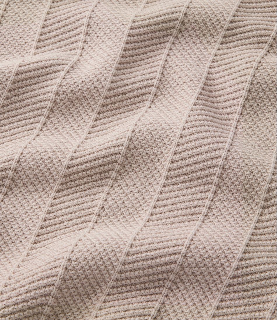 Men's Sunwashed Textured Cotton Sweater, Herringbone 1/4 Zip L.L.Bean Recommended