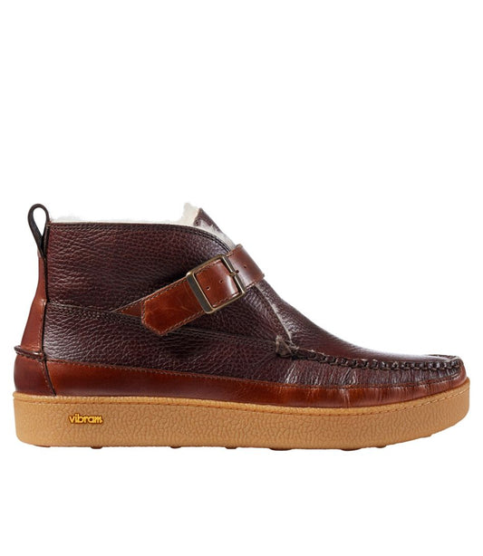 Men's Lodge Moc Vibram® Buckle Boots, Shearling L.L.Bean Essential