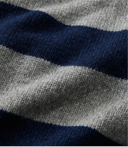 Men's Bean's Classic Ragg Wool Sweater, Rollneck, Stripe L.L.Bean Everyday