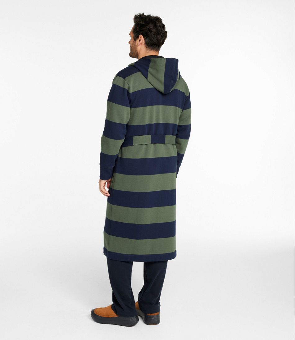 Men's Mariner Sweatshirt Robe, Stripe L.L.Bean Premium