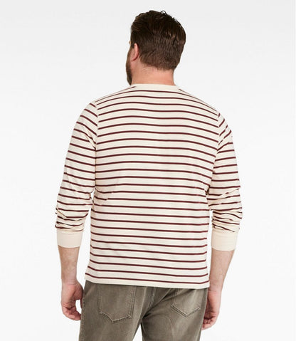 Men's Signature Northwoods Henley, Long-Sleeve, Stripe L.L.Bean Essential