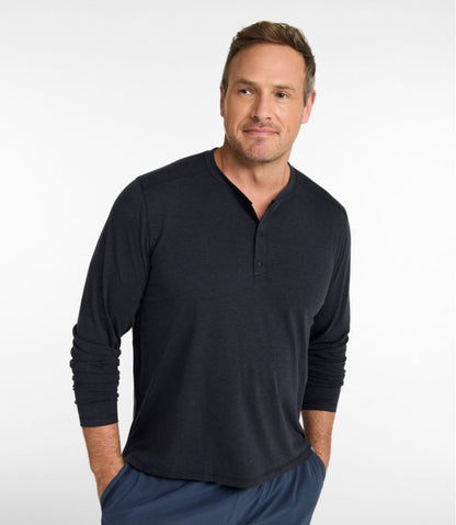 Men's Multisport Lifestyle Henley, Long-Sleeve L.L.Bean Premium