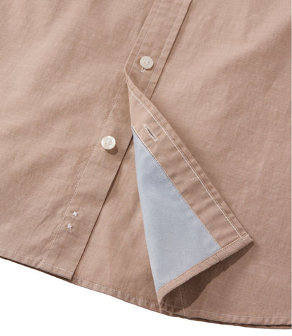 Men's Comfort Stretch Performance® Chambray Shirt, Short-Sleeve, Slightly Fitted Untucked Fit L.L.Bean Featured