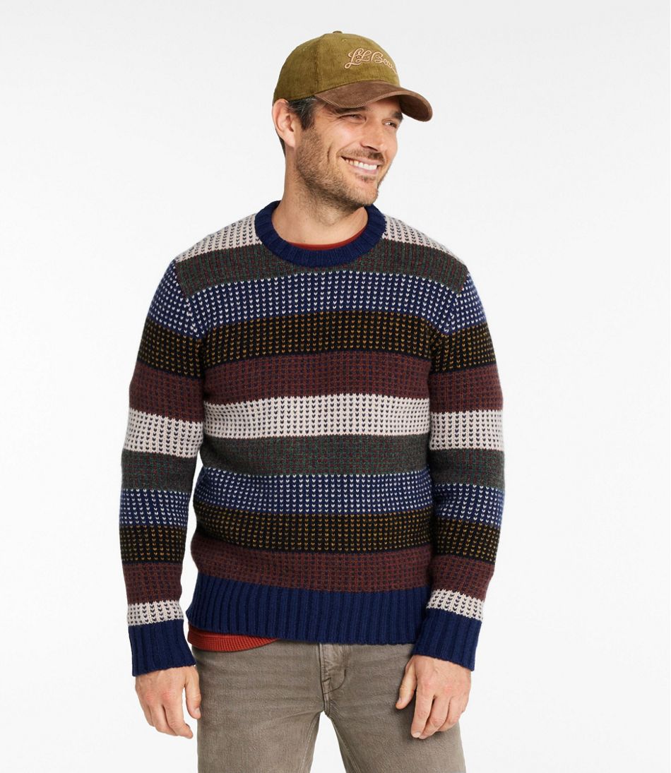Men's Signature 1980 Matinicus Rock Sweater, Crewneck, Stripe L.L.Bean Recommended