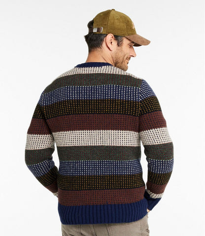 Men's Signature 1980 Matinicus Rock Sweater, Crewneck, Stripe L.L.Bean Recommended