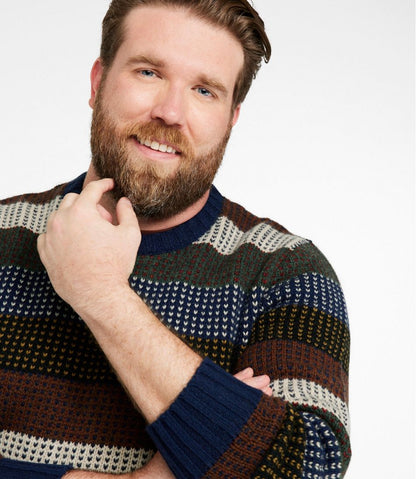 Men's Signature 1980 Matinicus Rock Sweater, Crewneck, Stripe L.L.Bean Recommended
