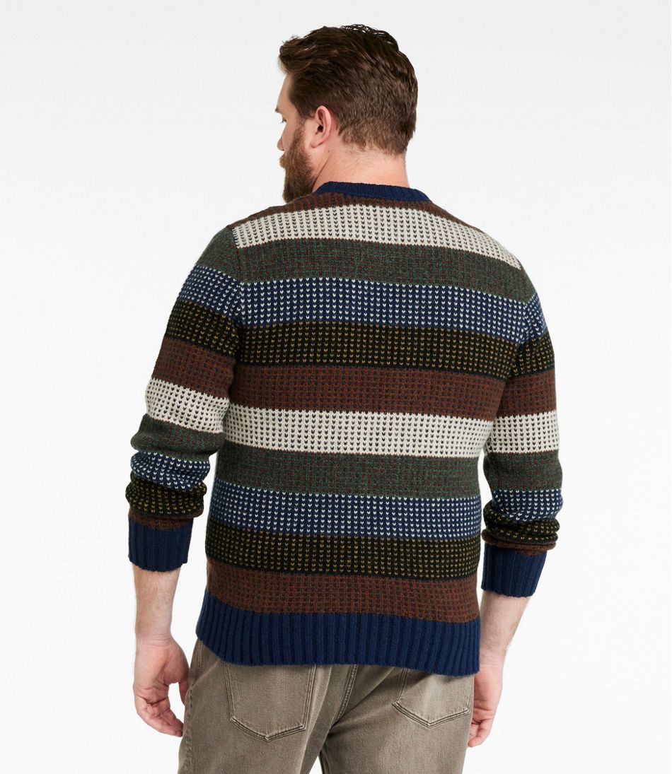 Men's Signature 1980 Matinicus Rock Sweater, Crewneck, Stripe L.L.Bean Recommended