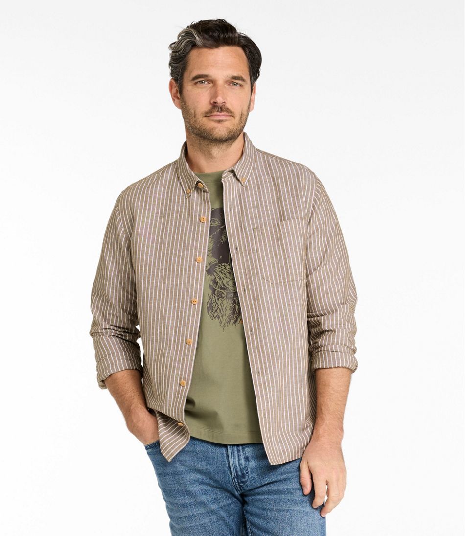 Men's Signature Wharfside Linen Blend Shirt L.L.Bean Essential