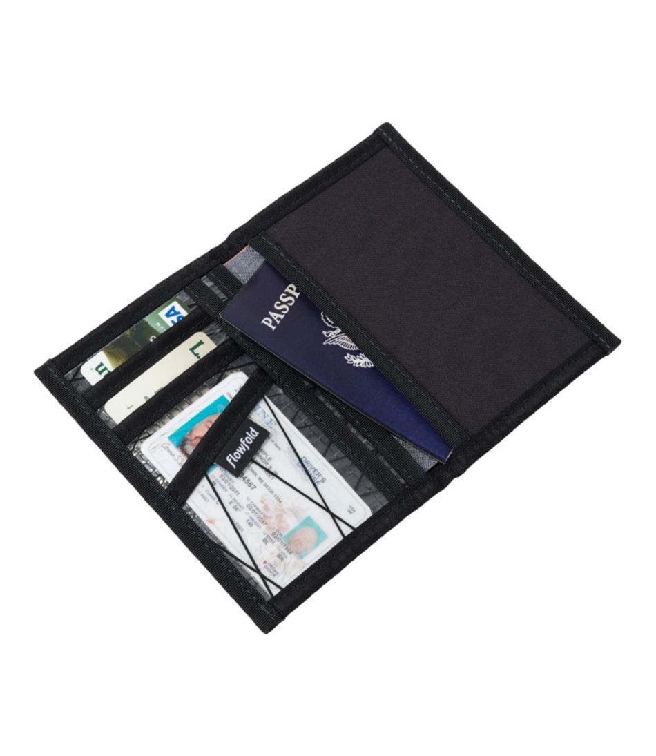 Flowfold RFID Navigator Passport Holder L.L.Bean New
