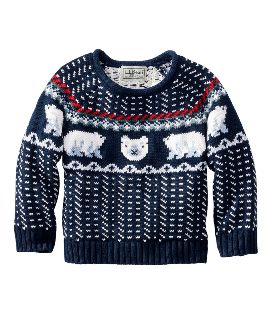 Infants' and Toddlers' Cotton Rollneck Sweater L.L.Bean Best Seller